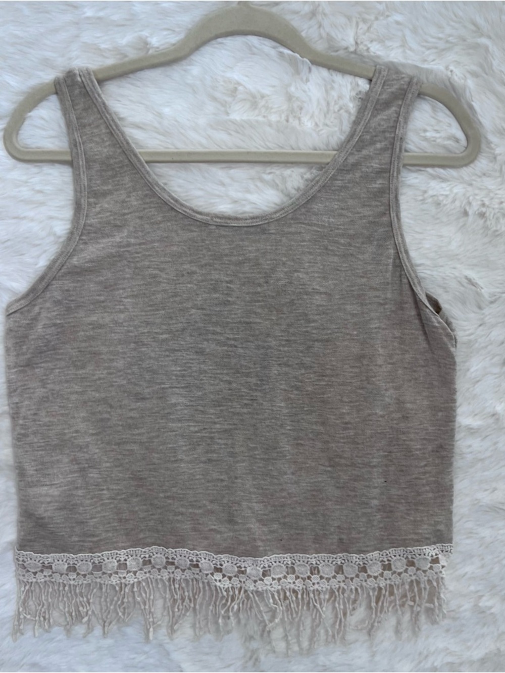 Blu Planet Beige Tank with Yellow Sunflower Graphic - Picture 6 of 6